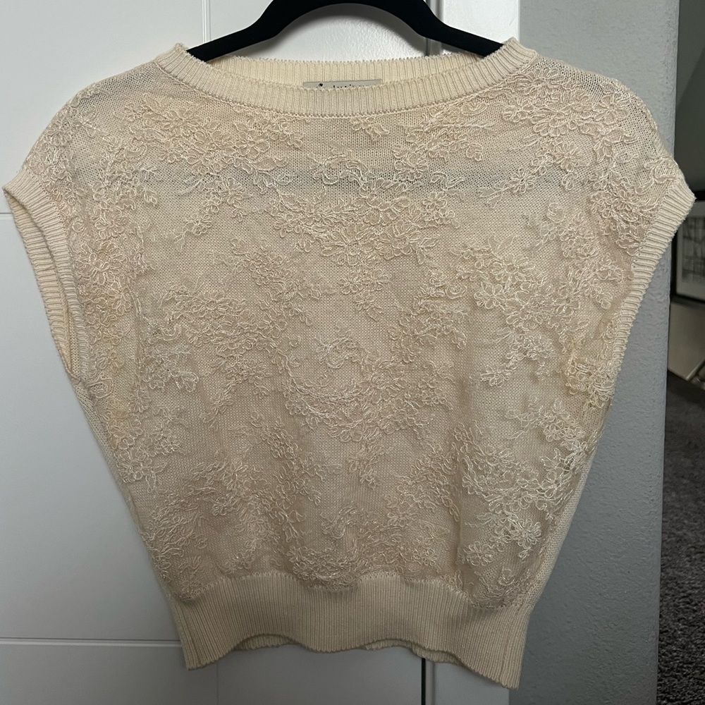Leur Logette ivory top